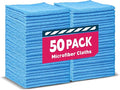 Microfiber Cleaning Cloths-50 Pack, Microfiber Towels Bulk, Towels by TEAWOO