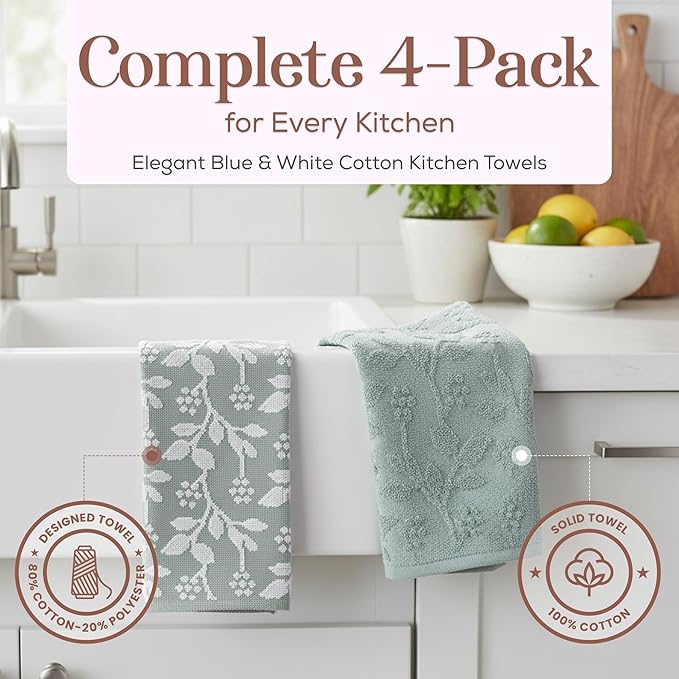 MosJos Kitchen Towels, 18 x 28 Kitchen Linens - Image 2
