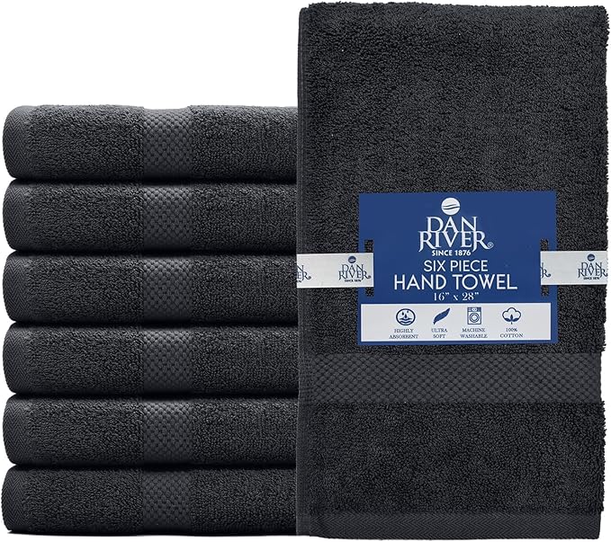 DAN RIVER 6-Pack Premium Hand Towels - Image 6
