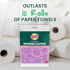 Scotch-Brite Sponge Cloths, and Decorative Cleaning Towel, Dishwasher-Safe - Image 5