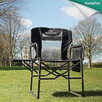 SUNNYFEEL Camping Directors Chair, Heavy Duty,Oversized Portable Folding Chair with Side Table, Pocket for Beach, Fishing,Trip,Picnic,Lawn,Concert Outdoor Foldable Camp Chairs - Image 2