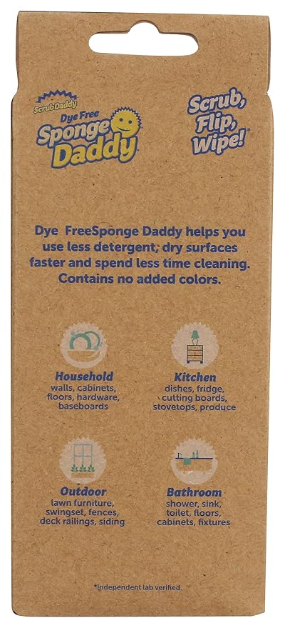 Scrub Daddy Dye Free Sponge Daddy 3 Count, 3 Ct - Image 2