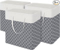 BlissTotes 3-Pack Laundry Basket, Freestanding＆Waterproof Laundry Hamper by BlissTotes
