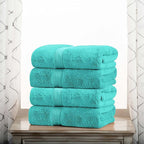 Superior Egyptian Cotton Pile Bath Towel Set of 4, Ultra Soft Luxury Towels by SUPERIOR