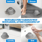 zaa Bathtub Drain Hair Catcher, Premium Silicone Shower Hair Catcher, Bathroom - Image 2