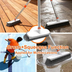 BITOPE Deck Scrub Brush with Long Handle, Heavy Duty Floor Cleaning Brush - Image 9