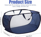 5 Pack Pop-Up Mesh Laundry Basket, 5 Colors Pop Up Mesh Hamper, Open Laundry - Image 2