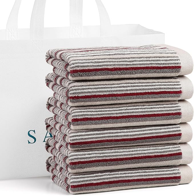 SALAS Kitchen Dish Towels for Drying Dishes, Large Cotton Kitchen Towels by Unknown