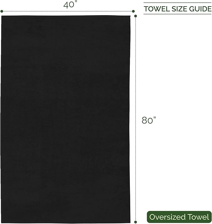 Elegant Comfort Three Line Popcorn Extra Large Luxury Bath Towel - Image 4