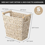 GRANNY SAYS Wicker Trash Can, Waste Basket - Image 4