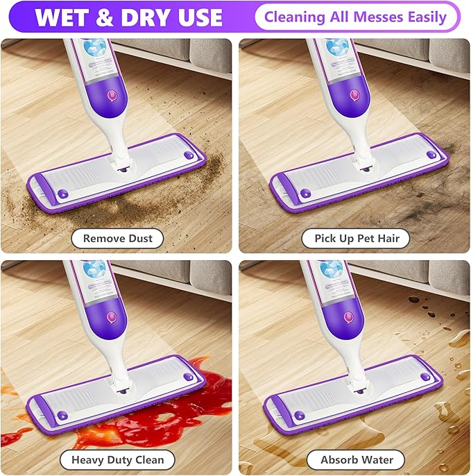 6 Pack Reusable Mop Pads Compatible - Image 5