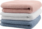 3 Pack 100% Cotton Wash Cloth, 13x29 Inch Highly Absorbent and Soft Feel by INFICRIME