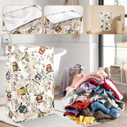 Odonata Slim Laundry Hamper Handles Collapsible Laundry Basket Thin Dirty - Image 7