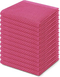 Kitinjoy 100% Cotton Kitchen Dish Cloths, 12 Pack Waffle Weave Ultra Soft by Kitinjoy