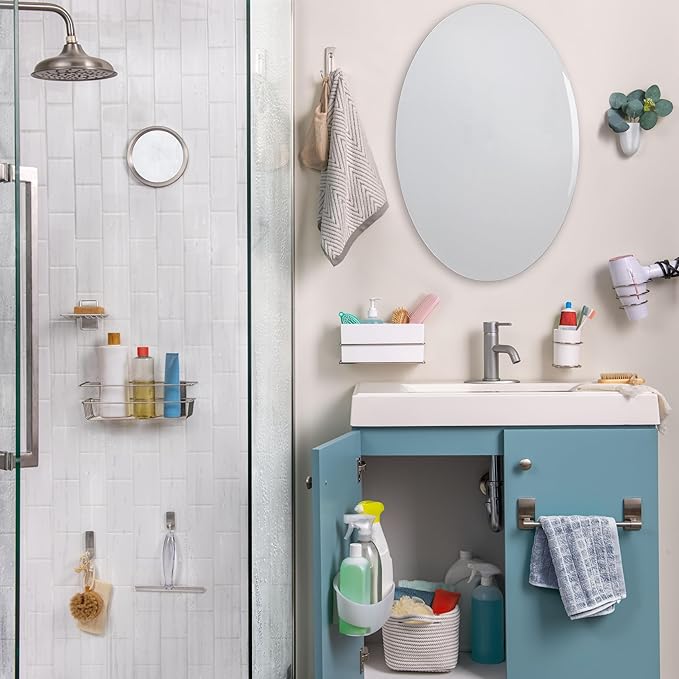 Command Large Double Bathroom Wall Hook, Damage-Free Hanging - Image 12