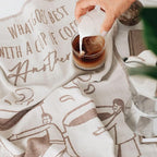 sea me at home Coffee Themed Funny Dish Towels - Image 4