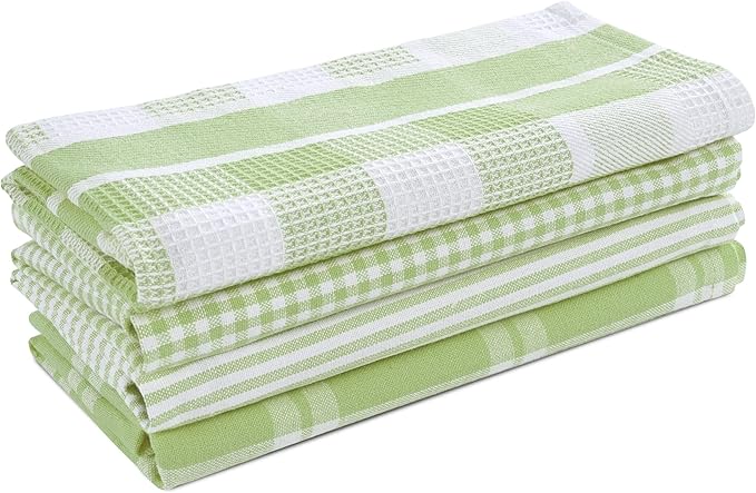 LANE LINEN 100% Cotton Kitchen Dish Cloths, Ultra Soft Absorbent Quick Drying - Image 2