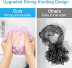 AmazerBath Loofah Sponge 75g/Piece, Exfoliating Bath Sponge Body Scrubber - Image 4