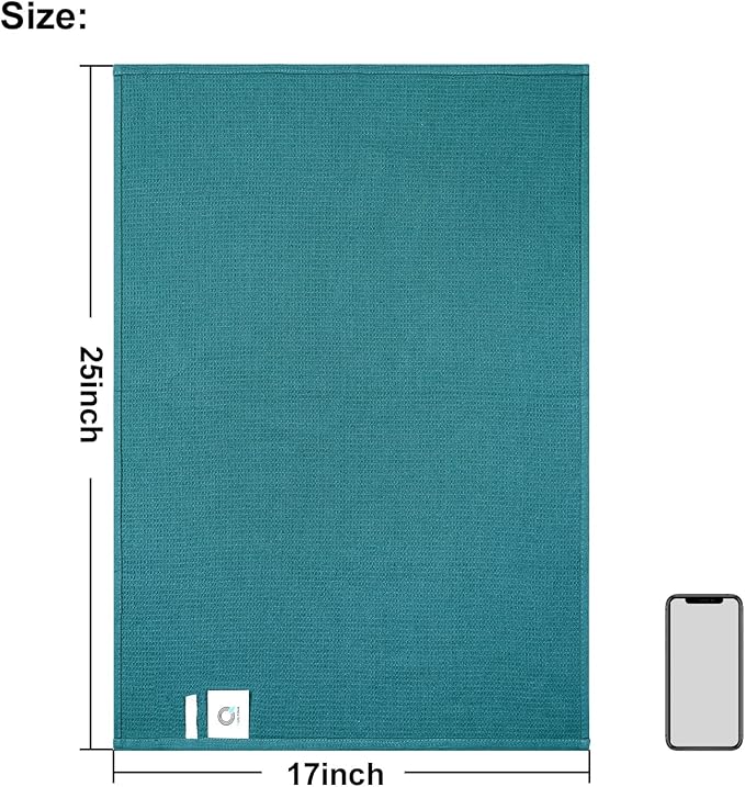 QUILTINA Dish Towels Set, 100% Cotton Waffle Weave Kitchen Towels 6 Pack - Image 5