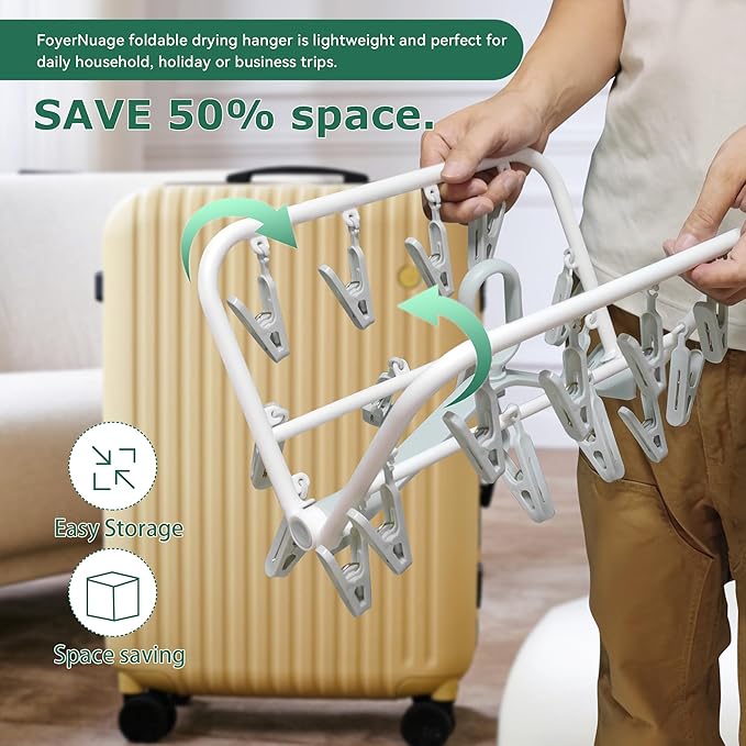Plastic PP Drying Hanger, Anti-Rusty Drying Rack - Image 4
