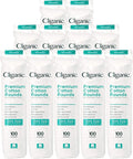 Cliganic Premium Cotton Rounds for Face Makeup Remover Pads, Hypoallergenic by Cliganic