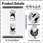 R HORSE 5Pcs Funny Chicken Kitchen Dish Towel Set Absorbent Quick Dry Cloth - Image 2