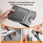 Faucet Mat for Kitchen Sink, Snap-On Design & 7°slope Fast Drain, Folding Sink - Image 6
