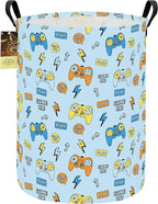 HUNRUNG Laundry Hamper, Large Canvas Fabric Lightweight Storage Basket Toy by HUNRUNG