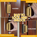 Home Security Door Reinforcement Lock: Metal Door Locks - Image 5