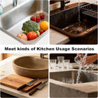 Sink Drain Strainer, Stainless Steel 3-in-1 Pop-up Sink Stopper - Image 7