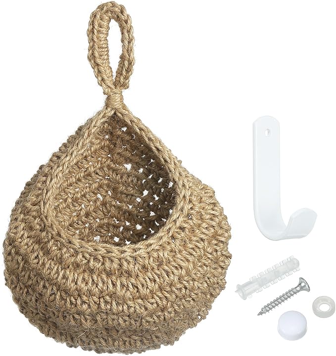 PATIKIL Hanging Fruit Baskets for Kitchen, Large Size Teardrop Home Decor by PATIKIL
