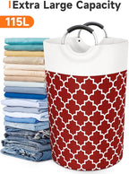 Large Laundry Basket Laundry Hamper Bag Washing Bin Clothes Bag Collapsible Tall - Image 5