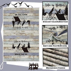 Boyiee Set of 6 Camping Kitchen Towels Happy Camper Tea Towels Absorbent - Image 6