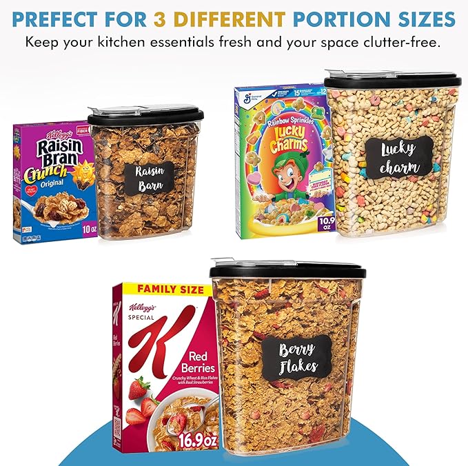 Shazo 3 PC Cereal Container Storage Set - Image 7