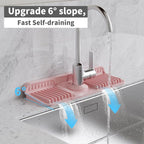 WAFT YEARN 14X5 Inch Silicone Durable Faucet Mat Kitchen Sink Splash Guard - Image 3