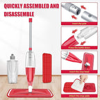 Spray Wet Mops for Hardwood Floor Cleaning: EXEGO Microfiber Dry Dust - Image 4