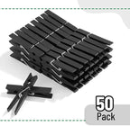 Mr. Pen- Large Wooden Clothes Pins, 2.9 Inch, 50 Pack, Natural Wood Clips - Image 2
