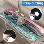 Green Purple Fluorite Dish Drying Mat - Image 7
