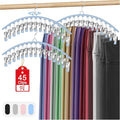 3 Pack Legging Organizer for Closet Hanging, Pants Hangers by Besslly