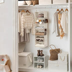 StorageWorks 6-Shelf Hanging Closet Organizer, Hanging Shelves - Image 2