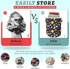 Funny Astronaut Laundry Basket Foldable - Image 3