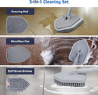 DSV Standard Tile Tub Scrubber Brush Shower Scrubber - Image 3