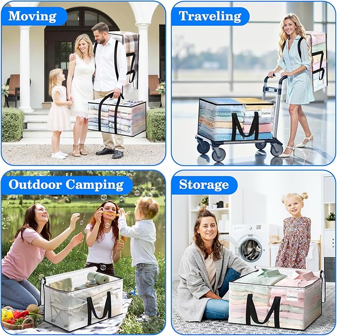 BlissTotes 6-Pack Large Moving Bags - Image 7