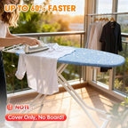 Ironing Board Cover and Pad, 21x54 Extra Large Thick Iron Padding, Scorch & - Image 2