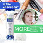 Orgametics Cotton Rounds, 100% Natural Turkish Cotton Premium Makeup Remover - Image 3