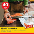 Glad Heavy Duty Aluminum Foil, 40 Square Feet | Aluminum Foil - Image 2