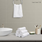 LANE LINEN White Washcloths 24 Pack - Image 2