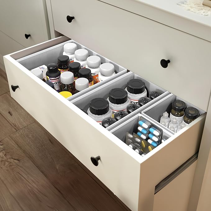 SIMPLE HOUSEWARE Foldable Drawer Organizer - Image 7