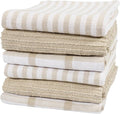 KAF Home Premium Kitchen Towels, Large 100% Cotton, Flat & Terry Absorbent Dish by KAFHome