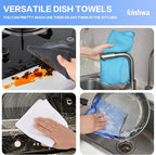 KinHwa Kitchen Washcloths for Dishes Absorbent Microfiber Dish Cloths Quick Dry - Image 7